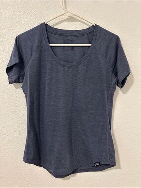 Patagonia Women’s Short Sleeve Scoop Neck Tee - Slate Blue lightweight